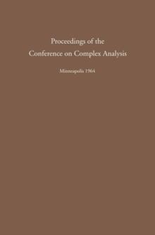 Proceedings of the Conference on Complex Analysis