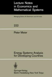 Energy Systems Analysis for Developing Countries