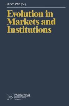 Evolution in Markets and Institutions