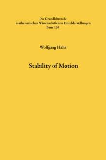 Stability of Motion