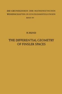 The Differential Geometry of Finsler Spaces