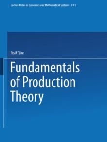 Fundamentals of Production Theory