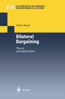 Bilateral Bargaining : Theory and Applications