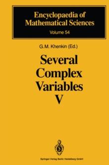 Several Complex Variables V : Complex Analysis in Partial Differential Equations and Mathematical Physics