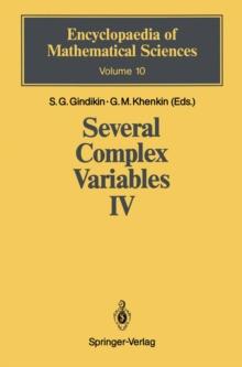 Several Complex Variables IV : Algebraic Aspects of Complex Analysis