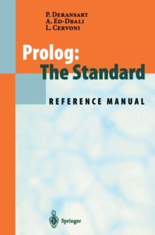 Prolog: The Standard : Reference Manual