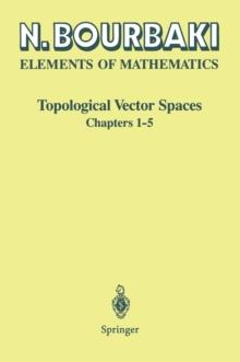 Topological Vector Spaces : Chapters 1-5