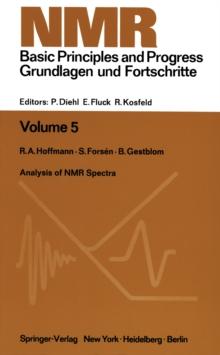 Analysis of NMR Spectra : A Guide for Chemists