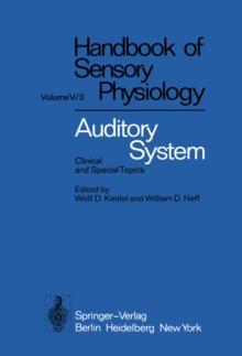 Auditory System : Clinical and Special Topics