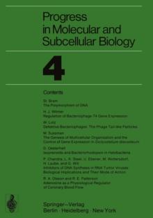 Progress in Molecular and Subcellular Biology