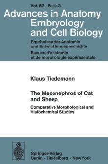 The Mesonephros of Cat and Sheep : Comparative Morphological and Histochemical Studies