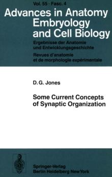 Some Current Concepts of Synaptic Organization