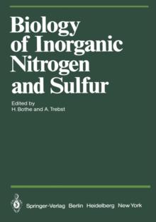 Biology of Inorganic Nitrogen and Sulfur