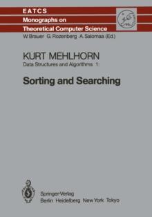 Data Structures and Algorithms 1 : Sorting and Searching