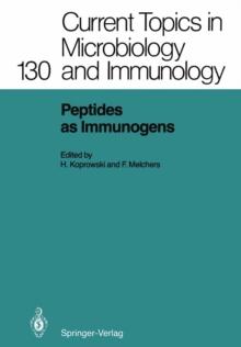 Peptides as Immunogens