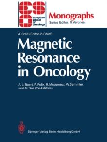 Magnetic Resonance in Oncology