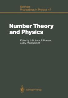 Number Theory and Physics : Proceedings of the Winter School, Les Houches, France, March 7-16, 1989