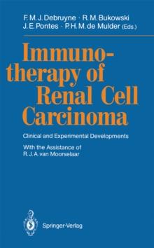 Immunotherapy of Renal Cell Carcinoma : Clinical and Experimental Developments