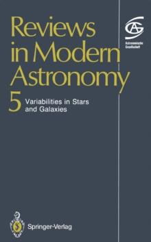 Reviews in Modern Astronomy : Variabilities in Stars and Galaxies