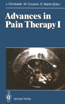 Advances in Pain Therapy I