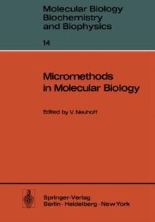 Micromethods in Molecular Biology