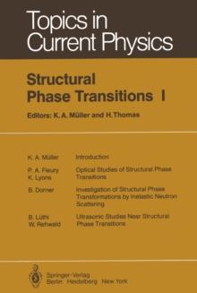 Structural Phase Transitions I