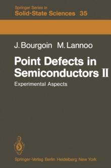 Point Defects in Semiconductors II : Experimental Aspects