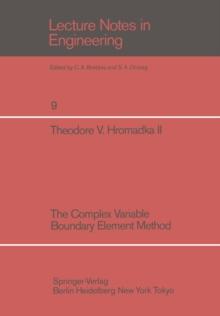 The Complex Variable Boundary Element Method