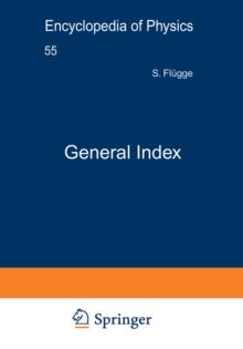 General Index / Generalregister