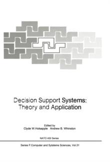 Decision Support Systems: Theory and Application