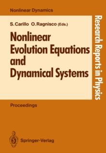 Nonlinear Evolution Equations and Dynamical Systems