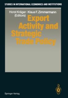 Export Activity and Strategic Trade Policy