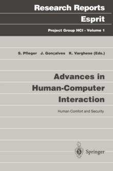 Advances in Human-Computer Interaction : Human Comfort and Security