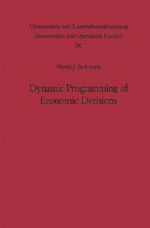 Dynamic Programming of Economic Decisions