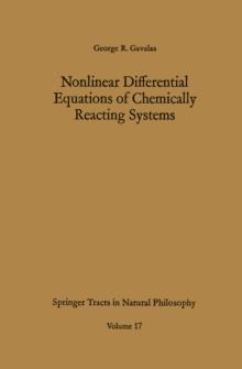 Nonlinear Differential Equations of Chemically Reacting Systems