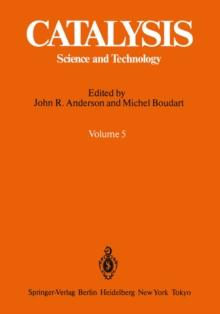 Catalysis : Science and Technology Volume 5