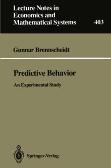 Predictive Behavior : An Experimental Study