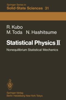 Statistical Physics II : Nonequilibrium Statistical Mechanics