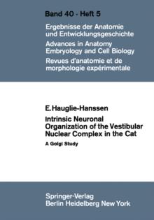 Intrinsic Neuronal Organization of the Vestibular Nuclear Complex in the Cat : A Golgi Study