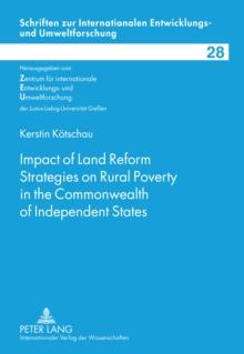 Impact of Land Reform Strategies on Rural Poverty in the Commonwealth of Independent States : Comparison between Georgia and Moldova