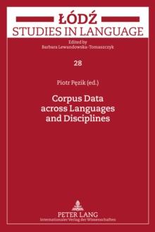 Corpus Data across Languages and Disciplines