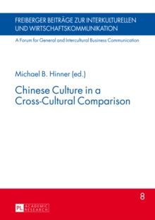 Chinese Culture in a Cross-Cultural Comparison