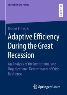 Adaptive Efficiency During the Great Recession : An Analysis of the Institutional and Organizational Determinants of Crisis Resilience