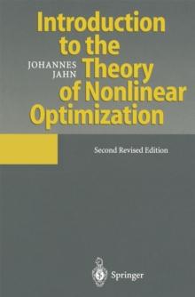 Introduction to the Theory of Nonlinear Optimization