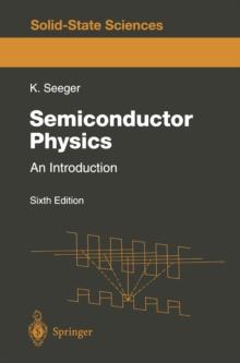 Semiconductor Physics : An Introduction