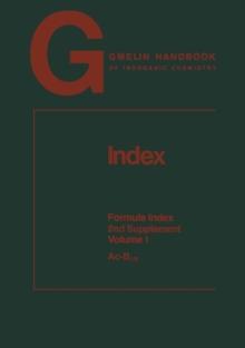 Index. Formula Index : 2nd Supplement Volume 1 Ac-B1.9