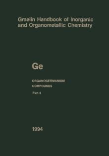 Ge Organogermanium Compounds : Part 4: Compounds with Germanium-Hydrogen Bonds