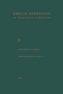 F Fluorine : Compounds with Oxygen and Nitrogen