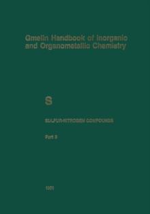 S Sulfur-Nitrogen Compounds : Compounds with Sulfur of Oxidation Number IV