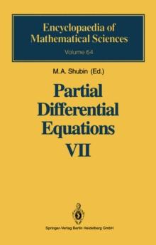 Partial Differential Equations VII : Spectral Theory of Differential Operators